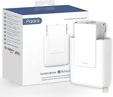 Мотор раздвижных штор Aqara Smart Curtain Drive E1 (CM-M01/01R), ZigBee 3.0, 0.2N.m, 6000мАч/USB-C