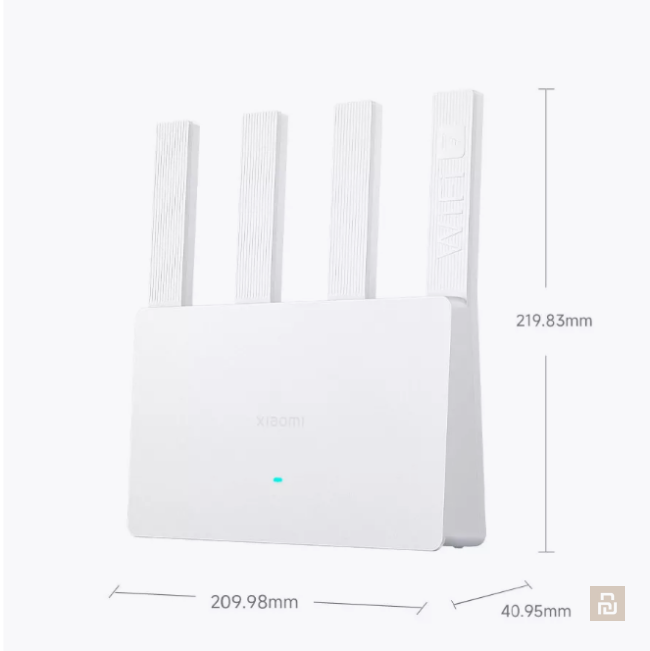 Роутер Xiaomi Router BE3600 (RN06), QC IPQ5312/256+128Мб, WI-FI 7/Mesh, порт 2.5G